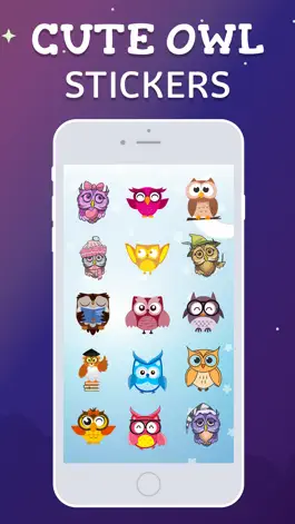 Game screenshot Cute Owl Emojis apk