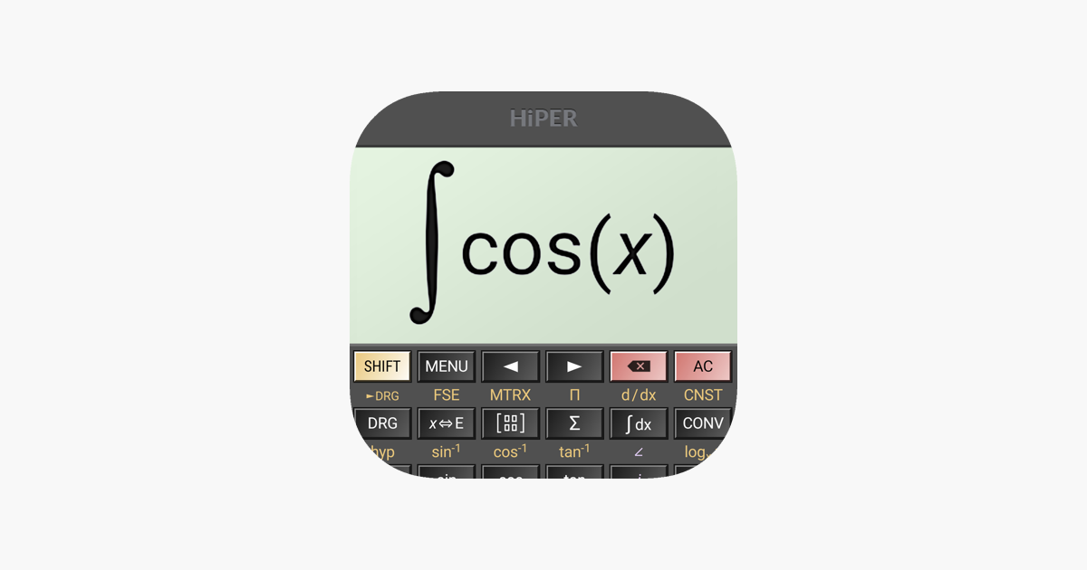 HiPER Scientific Calculator on the App Store