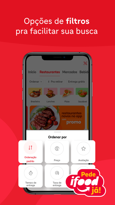 Screenshot #3 pour iFood: pedir delivery em casa