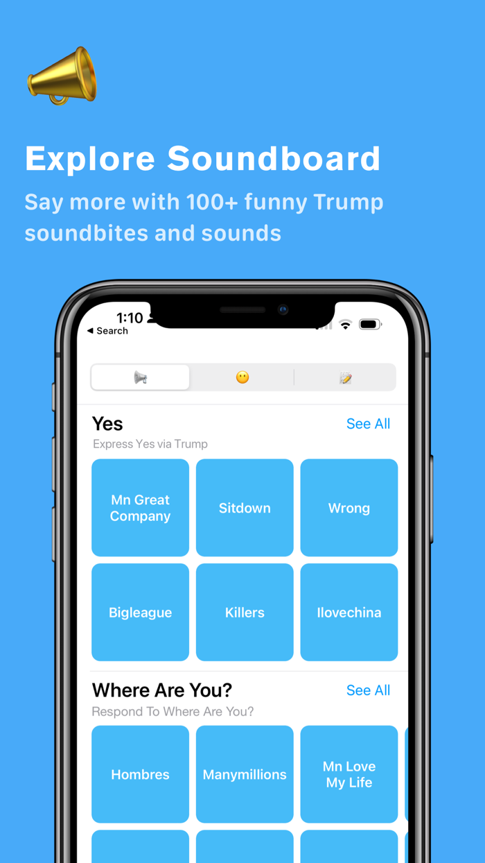 Trump Soundboard Quote Tidbits
