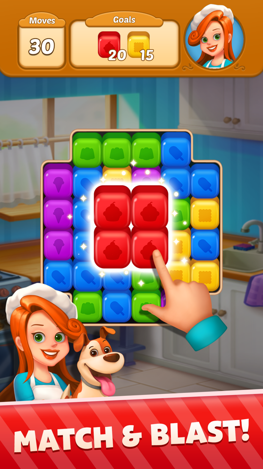 #2. Sweet Cube Blast (iOS) 来自: Puzzle1Studio,inc.