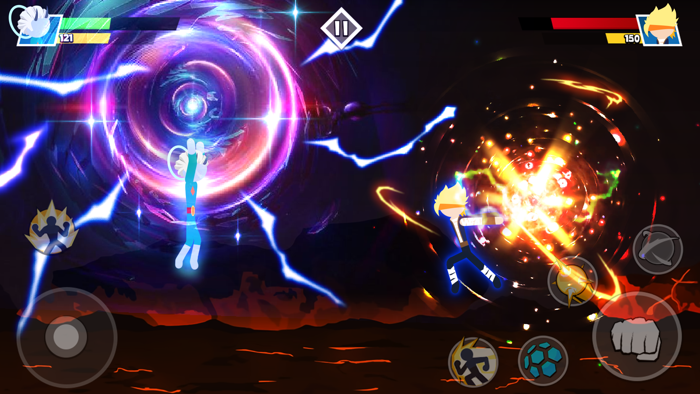 Stickman Warriors Fight Arena