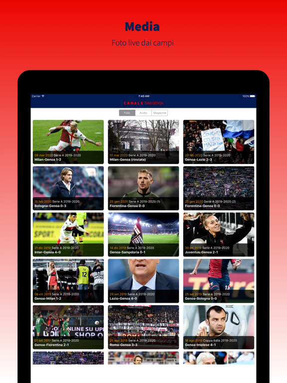 Canale TMW Genoa iPad screenshot 5 - News app