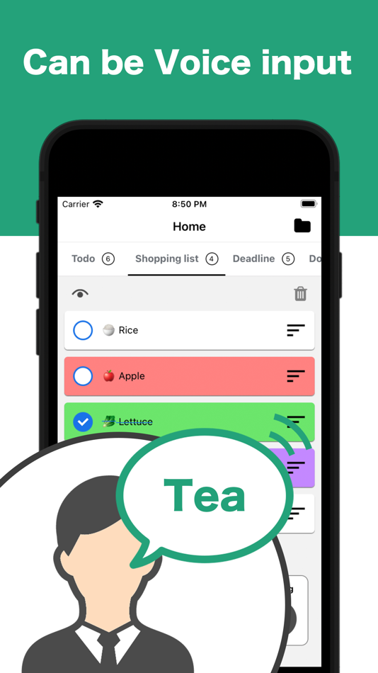 #2. Voice Todo (iOS) 由: Kengo Saito