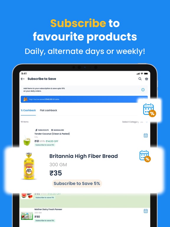 Screenshot #5 pour Milkbasket: Grocery Delivery