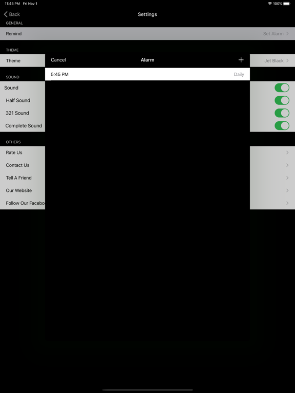 Tabata Timer Training iPad screenshot 6 - Health & Fitness app