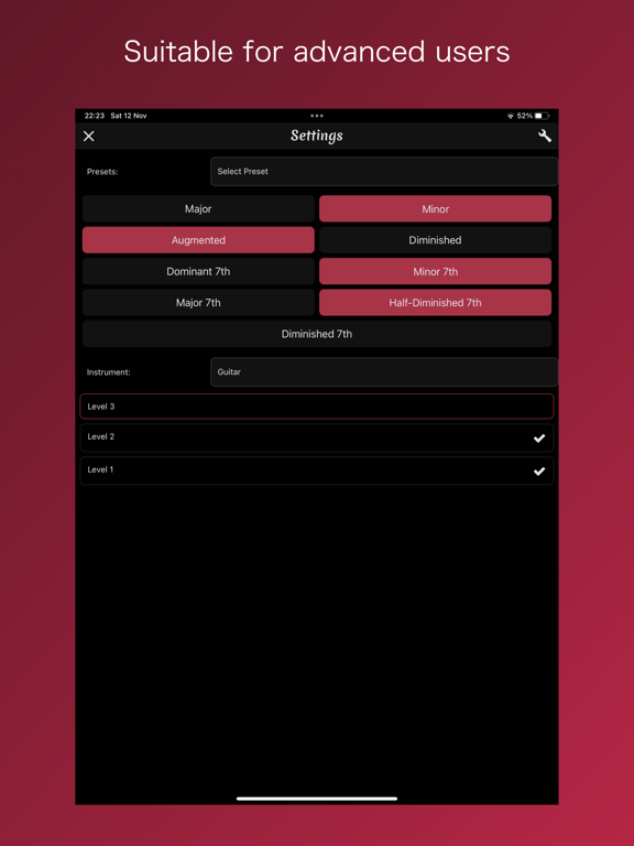 LeadingTone iPad screenshot 3 - Music app