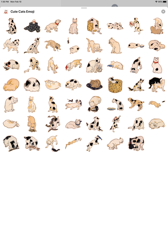 Screenshot #6 pour Cute Cats Emoji