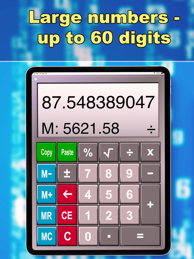 Lommeregner HD - calc i App Store