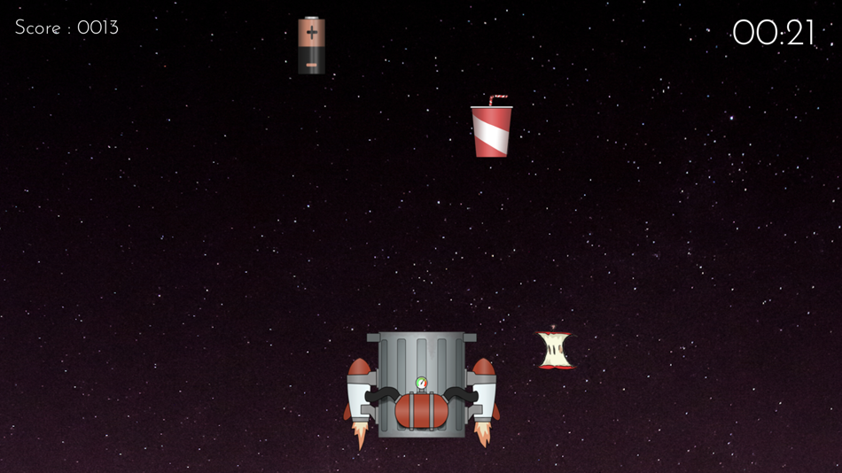 #3. Intergalactic Space Junk (iOS) 由: Johan Sogaard