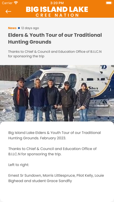 Big Island Lake Cree Nation Screenshot