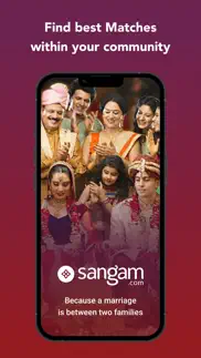 sangam.com - matrimonial app iphone screenshot 1