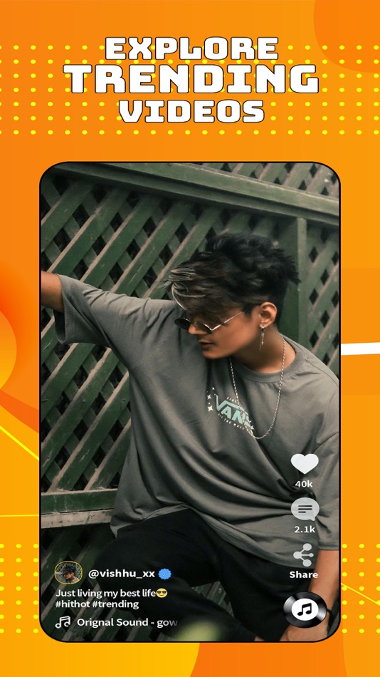 #9. HITHOT - Short Video App (iOS) 由: SingleMind Infotech LLP