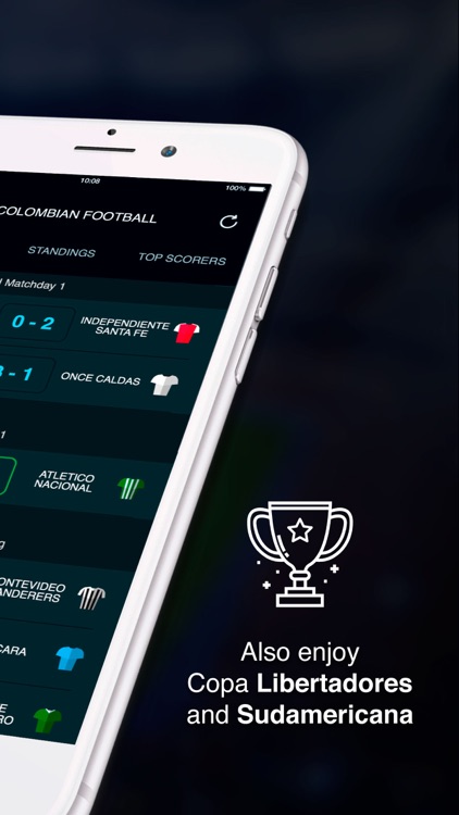 Colombian soccer scores