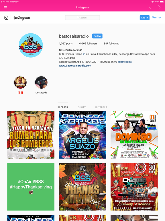 Basto Salsa Radio iPad screenshot 5 - Music app