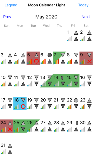 Moon Calendar Lightのおすすめ画像1