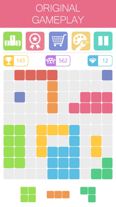 10x10 : fill the grid ! Screenshot