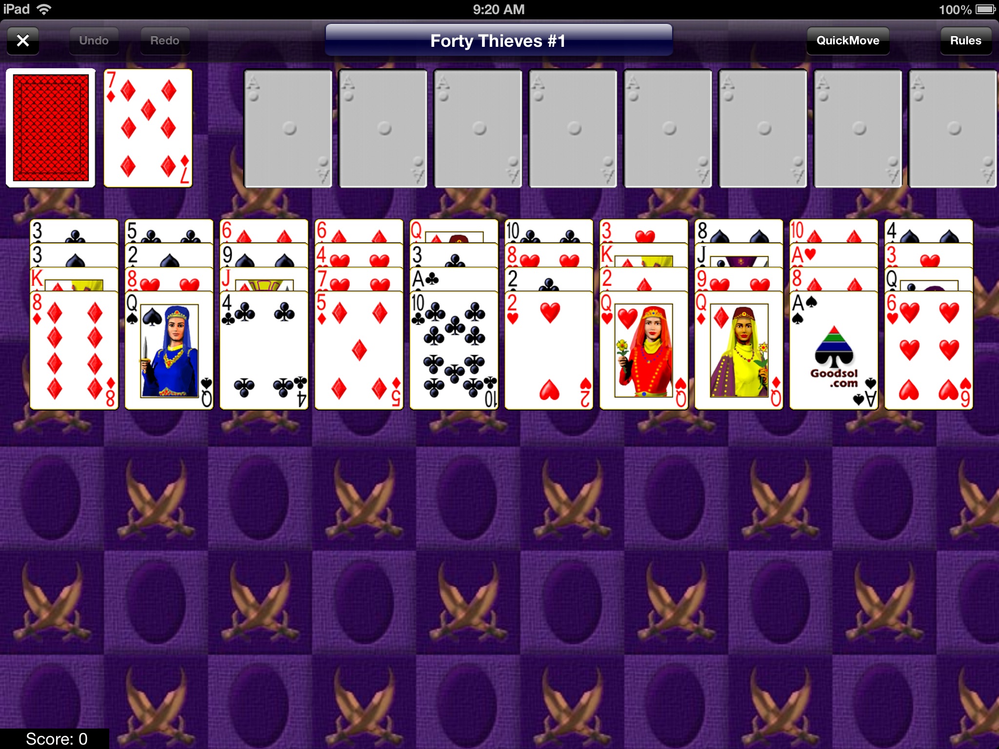 Pretty Good Solitaire screenshot 3