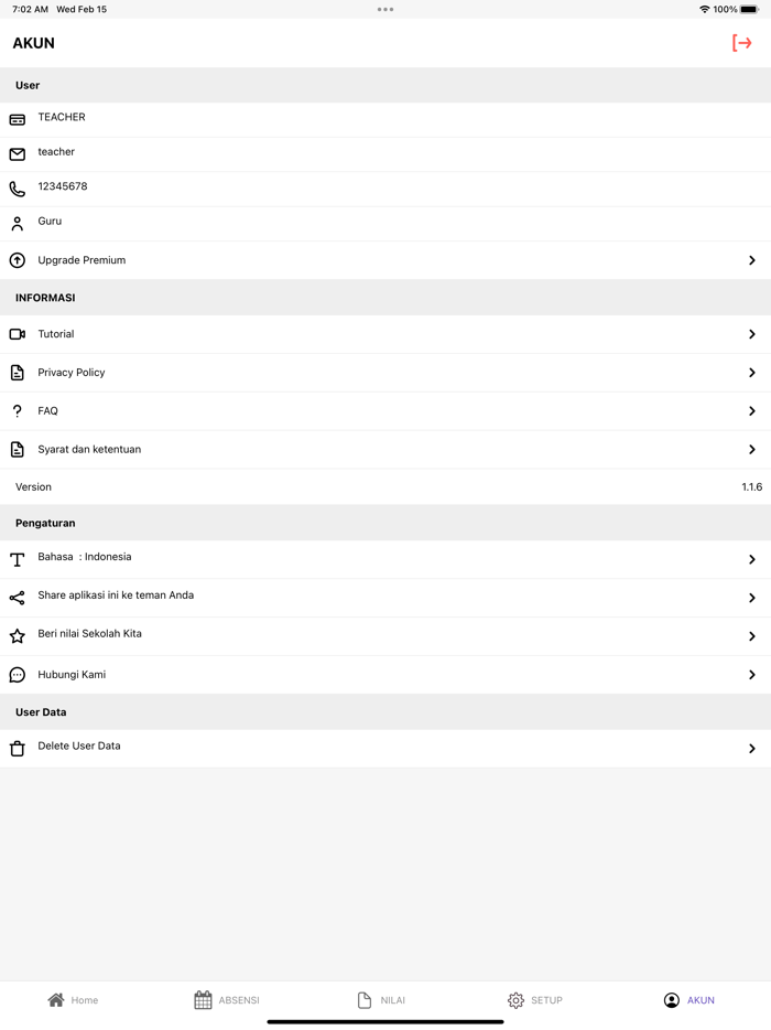 Attendance and Grade SekolahKita