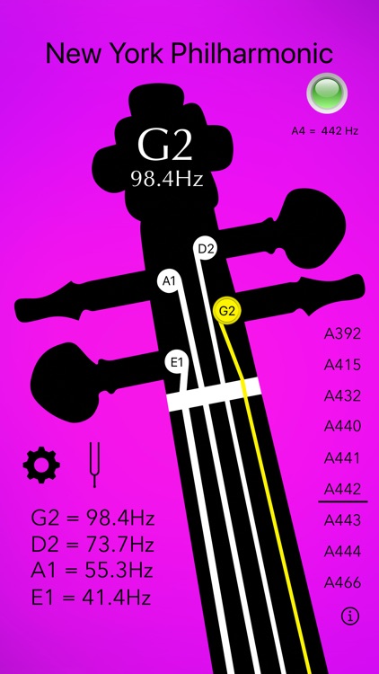 Double Bass Tuner Basic screenshot-4