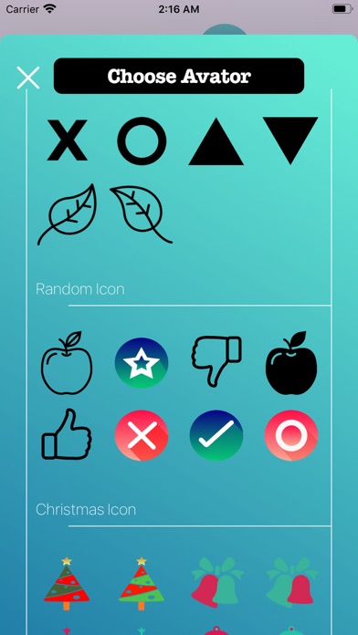 Tic Tac Toe 3-in-a-row widget Screenshot