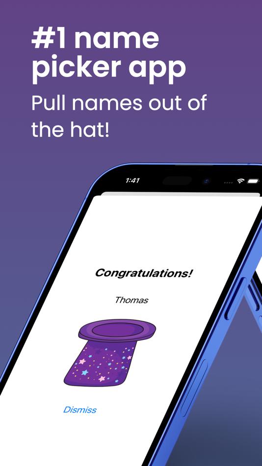#1. Name Pick'n'Raffle (iOS) Podle: thomas Perks