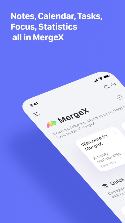 #1. MergeX - Notes Calendar Tasks (macOS) 由: 梦迪 纪