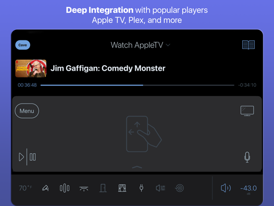 Universal Remote – Roomie iPad app afbeelding 4