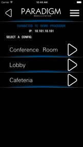 Paradigm Mobile Station screenshot