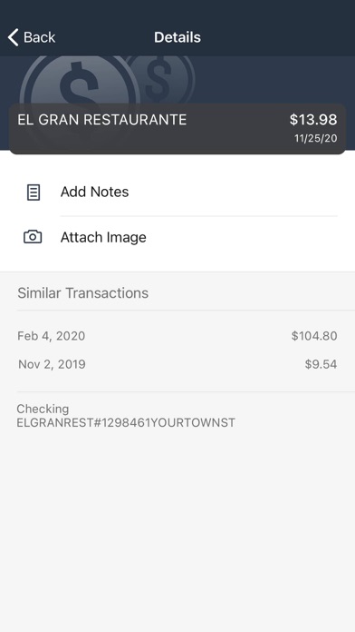First Bank IA Digital Banking Screenshot