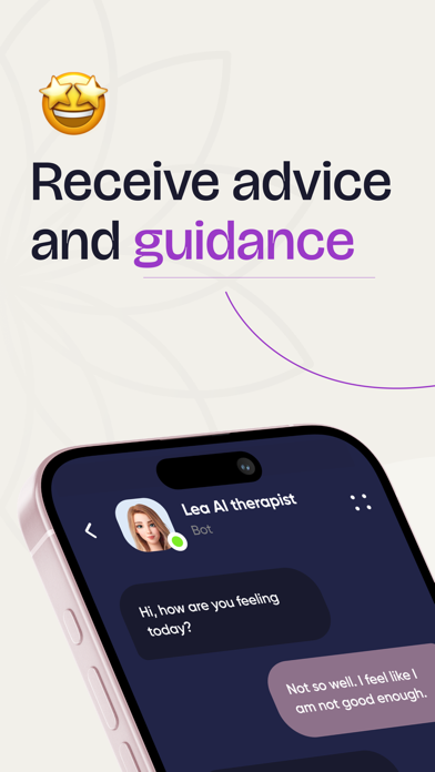 Lea - therapy chatbot Screenshot