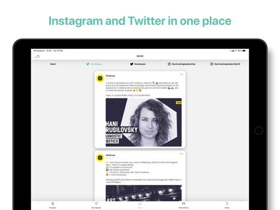 Eventee - Your Event Buddy iPad screenshot 6 - Productivity app