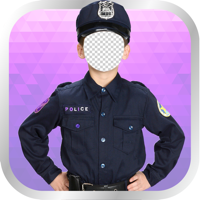 Kids Police Photo Montage