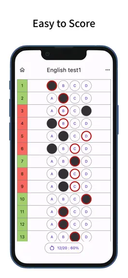 Game screenshot MarkSheet: answer sheet apk