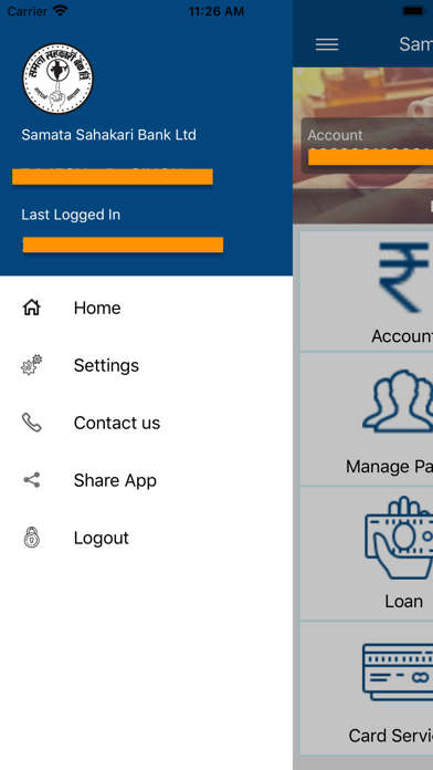 Samata Bank Mobile Banking Screenshot