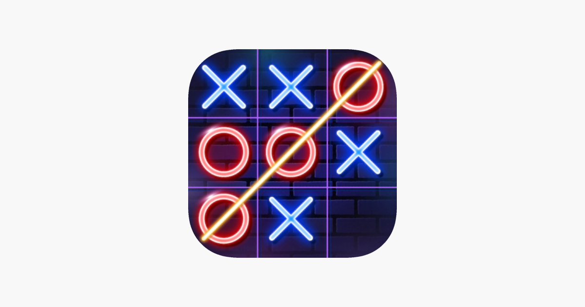 Tic Tac Toe 2 Player:Glow XOXO - Games