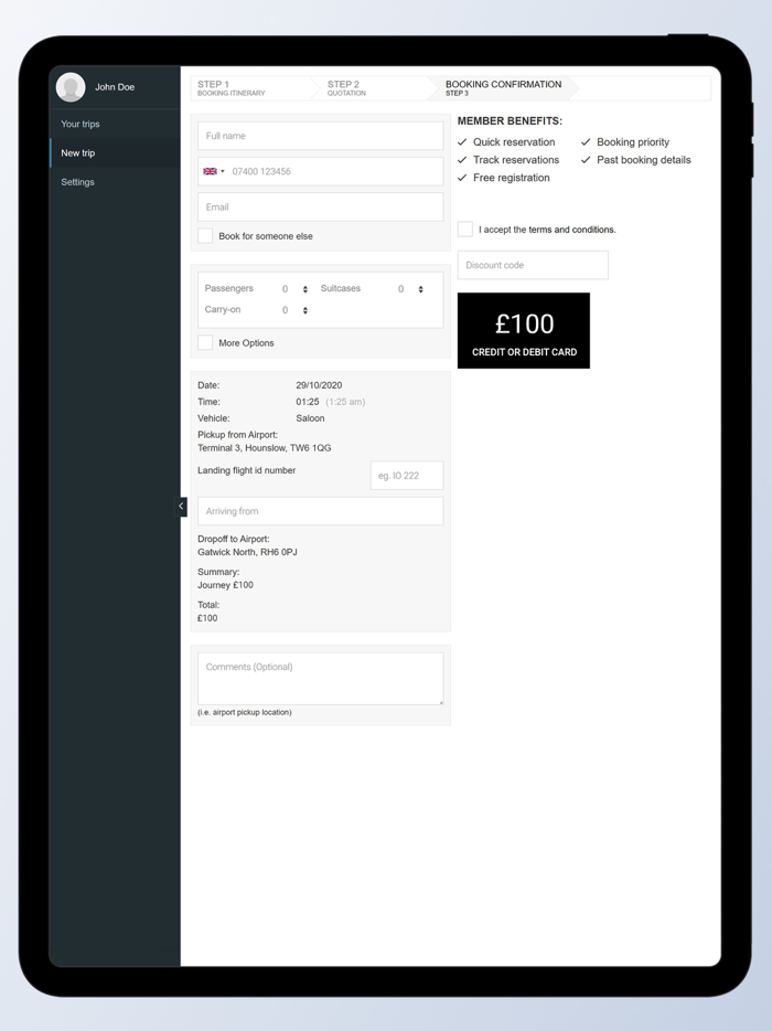 MK Executive Travel Passenger