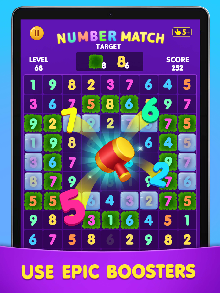 Number Match Ten Crush Puzzle