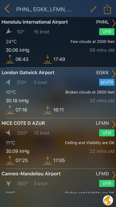 Screenshot #2 pour Aviation Weather Group Manager