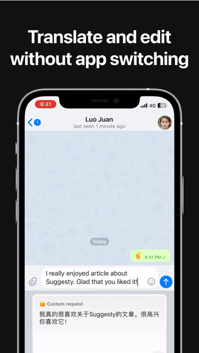 Suggesty: AI Keyboard Screenshot