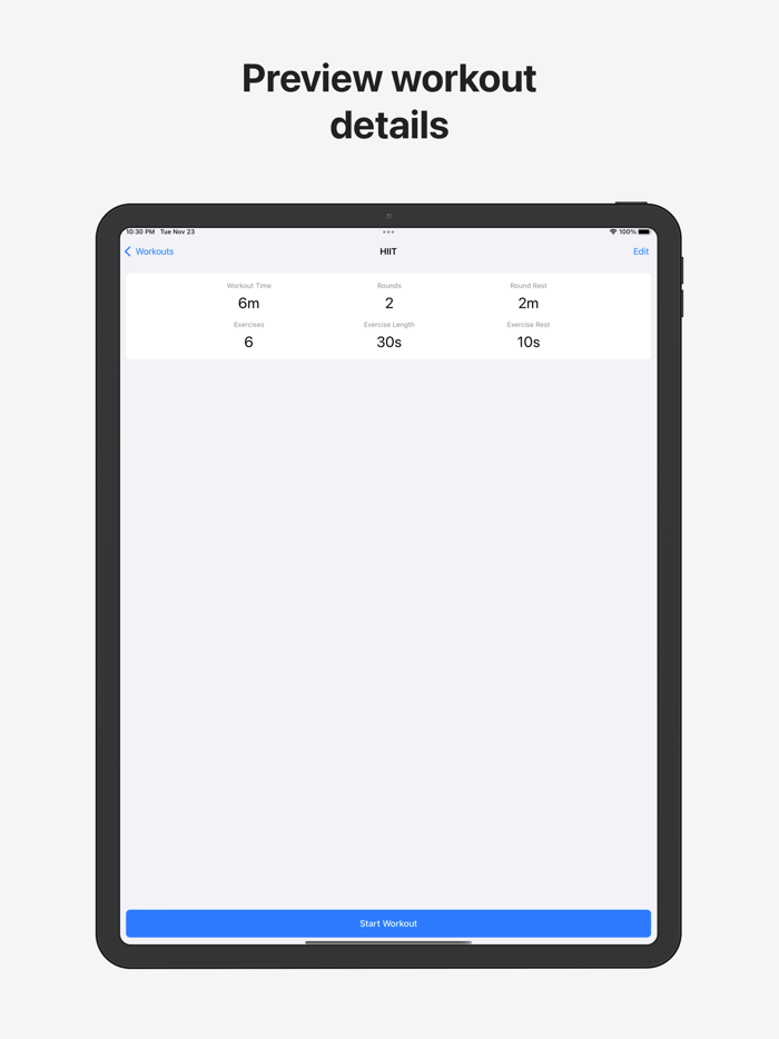 Exercise HIIT Interval Timer
