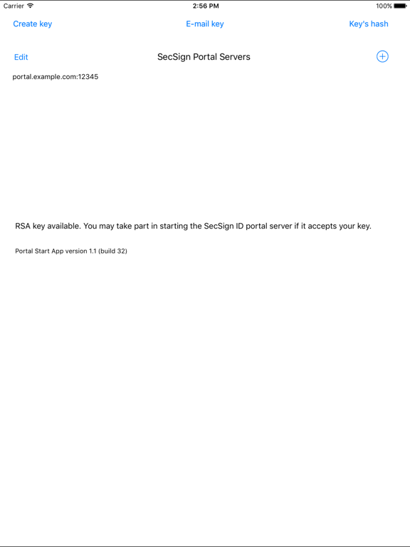 Screenshot #4 pour SecSign Portal Start