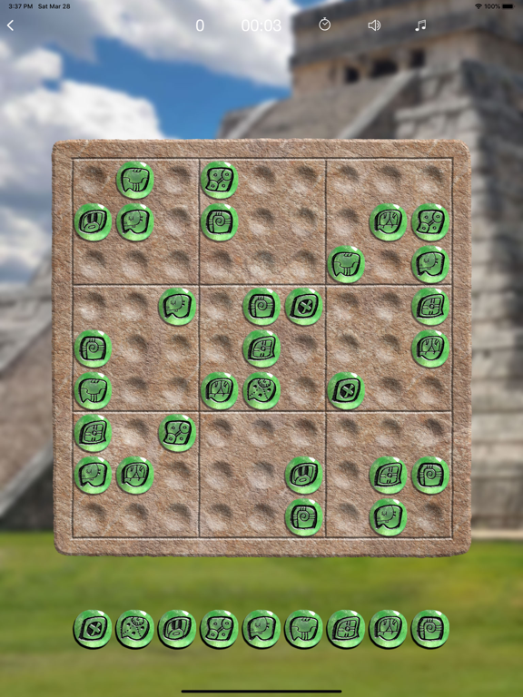 Screenshot #1 for Sudoku Wiz: Mayan Mysteries