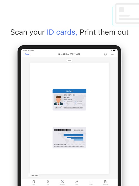 Screenshot #2 for TinyScan: PDF OCR Scanner App