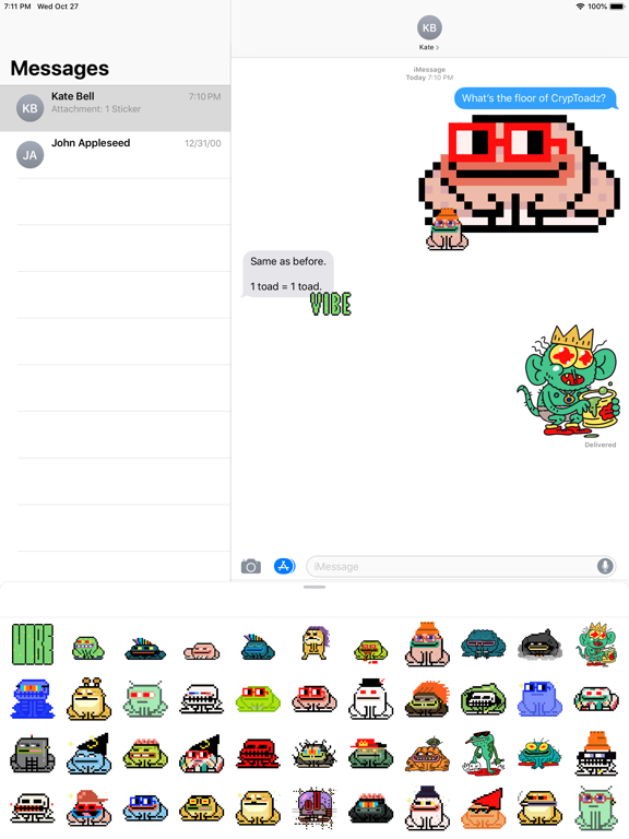 Screenshot #5 pour CrypToadz Stickers