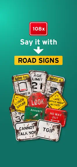 Game screenshot Funny Road Signs USA (Aged) apk