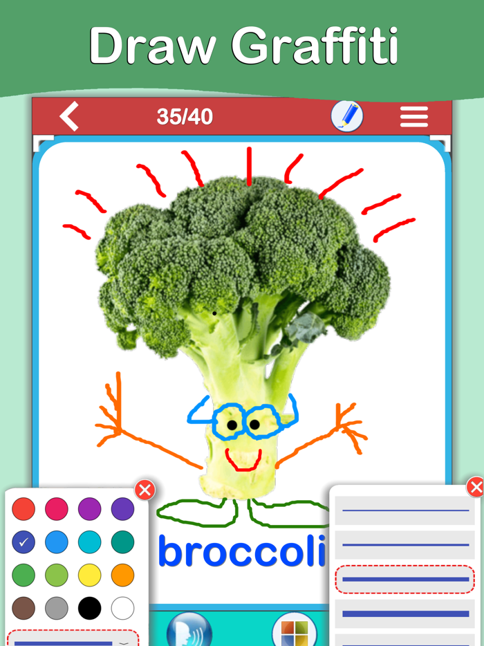 Vegetables Cards PRO