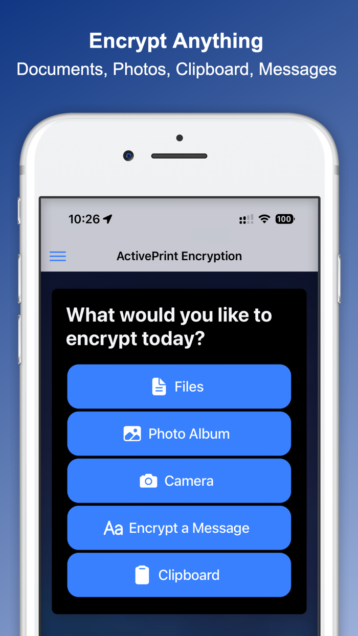 ActivePrint Encryption