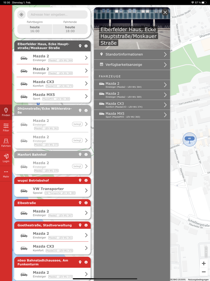 wupsiCar - Carsharing