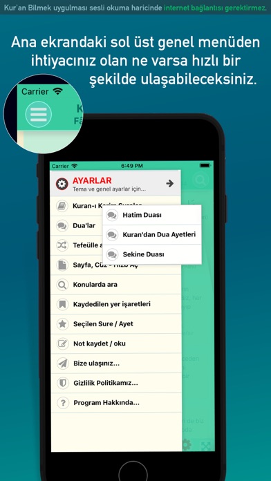 Kuran Bilmek Kelime Mana Meal Screenshot